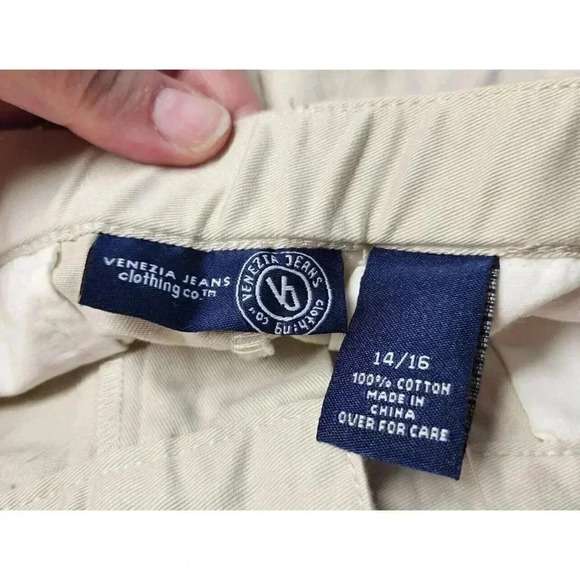 NWT VENEZIA WIDE LEG CROP KHAKI PLUS SIZE 14/16 - Picture 5 of 6